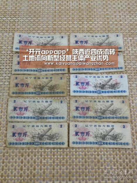 ‘开元appapp’陕西近四成流转土地流向新型经营主体产业优势凸显(图2) 开元官网app